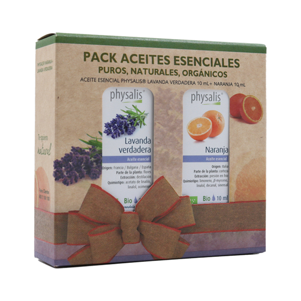 Pack Aceite esencial Lavanda 10 mL Aceite esencial Naranja Orgánico