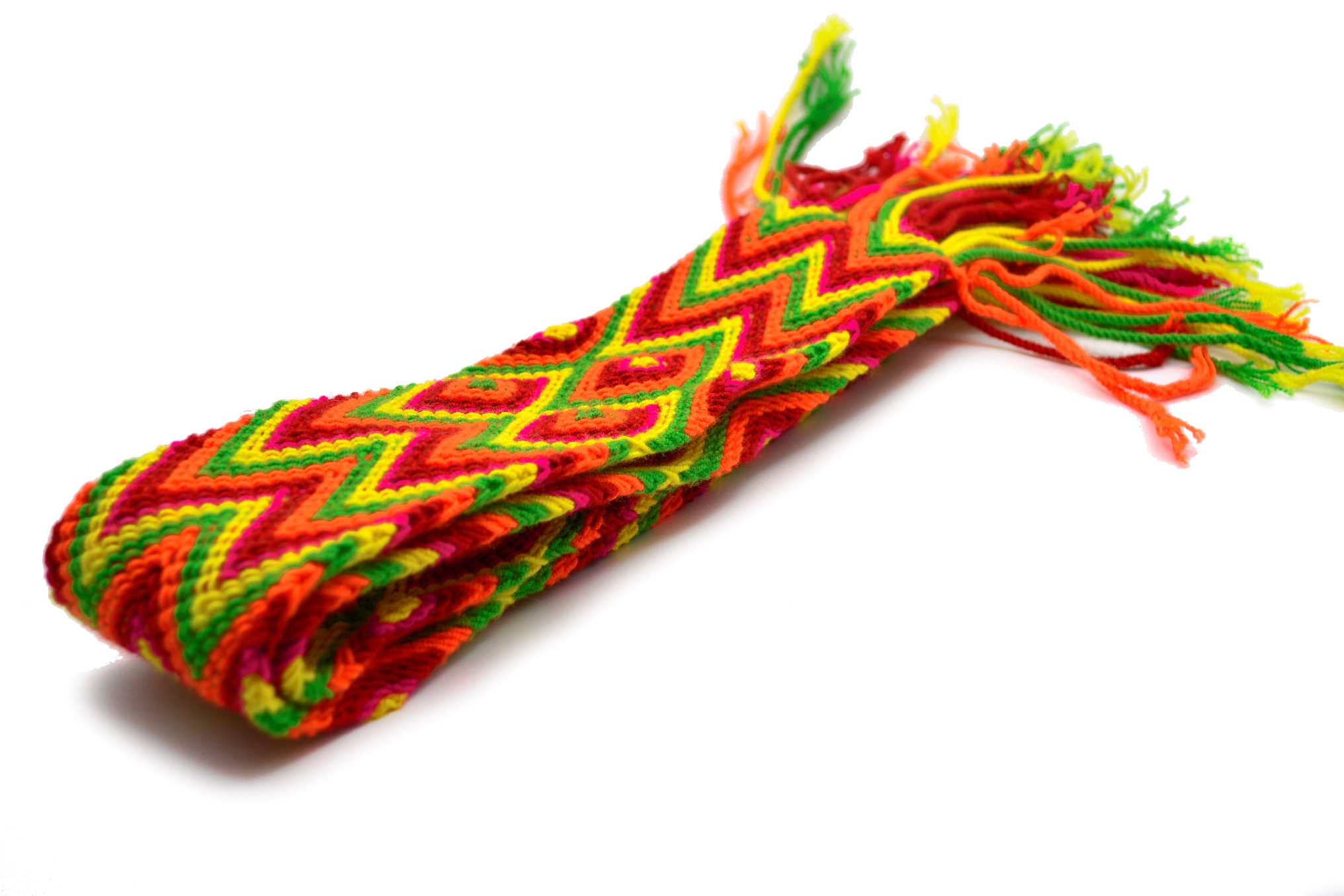  - tira_cinturón_wayú_colores_naranjo_amarillo_verde_rojo_con_flecos_artesania_colombia_manos_de_america.jpg
