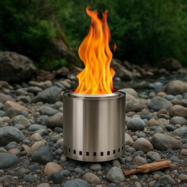 Brasero sin humo 20cm para  camping