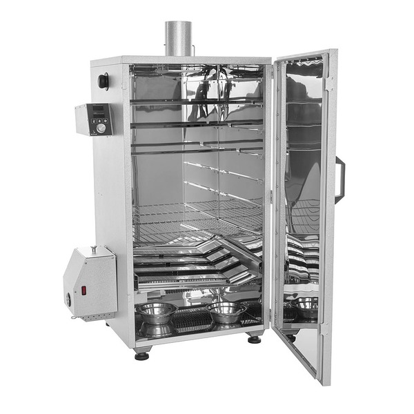 Ahumador Eléctrico Borniak 150L, Panel de control Timer con KIT para ahumar en Frio y caja 8 lts chip Haya #1