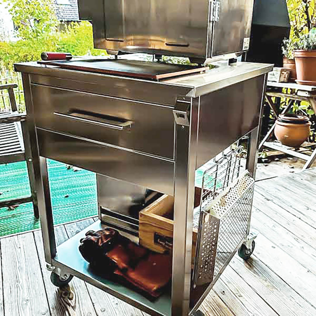 Mesa soporte para Ahumador Borniak