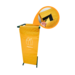 Set de contenedores para el reciclaje - contenedores para el reciclaje para departamentos, oficinas, casas, bolsa de lona engomada con velcro industrial resistente.png