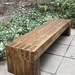 Banca de madera de pino macizo - banca de pino macizo de 200x50 cm 1.jpg