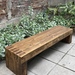 Banca de madera de pino macizo - banca de pino macizo de 200x50 cm 5.jpg