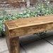 Banca de madera de pino macizo - banca de pino macizo de 200x50 cm 3.jpg