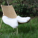 Silla Bandurria - silla bandurria con piel de oveja.jpg