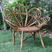 Silla de mimbre modelo Hoja - silla con forma de hoja mimbre cocido.JPG