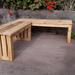 Banca de madera de pallets reciclados a medida - bancas natural1.jpeg
