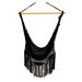 Silla colgante modelo Boho - silla colgante de algodon modelo boho negro 1.jpeg