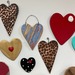 Corazón de cobre para colgar - corazon de cobre hecho a mano para colgar en la pared.JPG