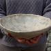 Plato de cerámica de gres para centro de mesa - plato decorativo en blanco y celeste para centro de mesa terarza.jpg