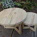 Mesa circular de madera de pallets reciclados - mesas de madera de palet redondas tipo juego nido.jpeg