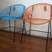 Silla Acapulco Chiringuito - sillas chiringuito de cuerda pvc y fierro azul y naranjo.JPG