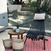 Silla plegable de madera de pallets reciclados y yute - silla plegable de madera de pallets reciclados pintada negra.JPG