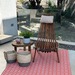 Silla plegable de madera de pallets reciclados y yute - silla plegable de madera de pallets reciclados barniz roble.JPG