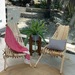 Silla plegable de madera de pallets reciclados y yute - silla plegable de madera de pallets reciclados barniz natural.JPG