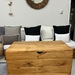 Baúl de madera de pallets reciclados a medida - baul de madera de pallets reciclados a medida color castaño.JPG