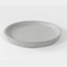 Plato de fibra para maceteros - plato para macetero de fibra redondo gris claro.png