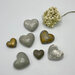 Set de 2 corazones de hormigón - adornos de cemento pulido con forma de corazon y distintas terminaciones.jpg