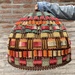 Lámpara de mimbre palito con textiles altiplánicos - pantalla o lampara de mimbre estilo palito adornada con textiles altiplanicos 1 lista para instalar.JPG