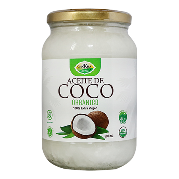 Aceite de Coco Orgánico 500 mL CDV Farmacias Knop