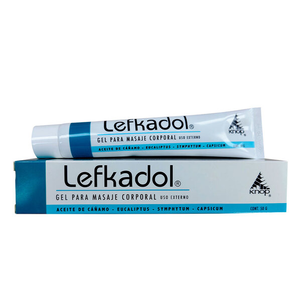 Gel Corporal Masaje con Aceite de Cañamo 50 g Lefkadol