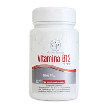 Vitamina B12 x 60 comprimidos masticables CP Nutrientes