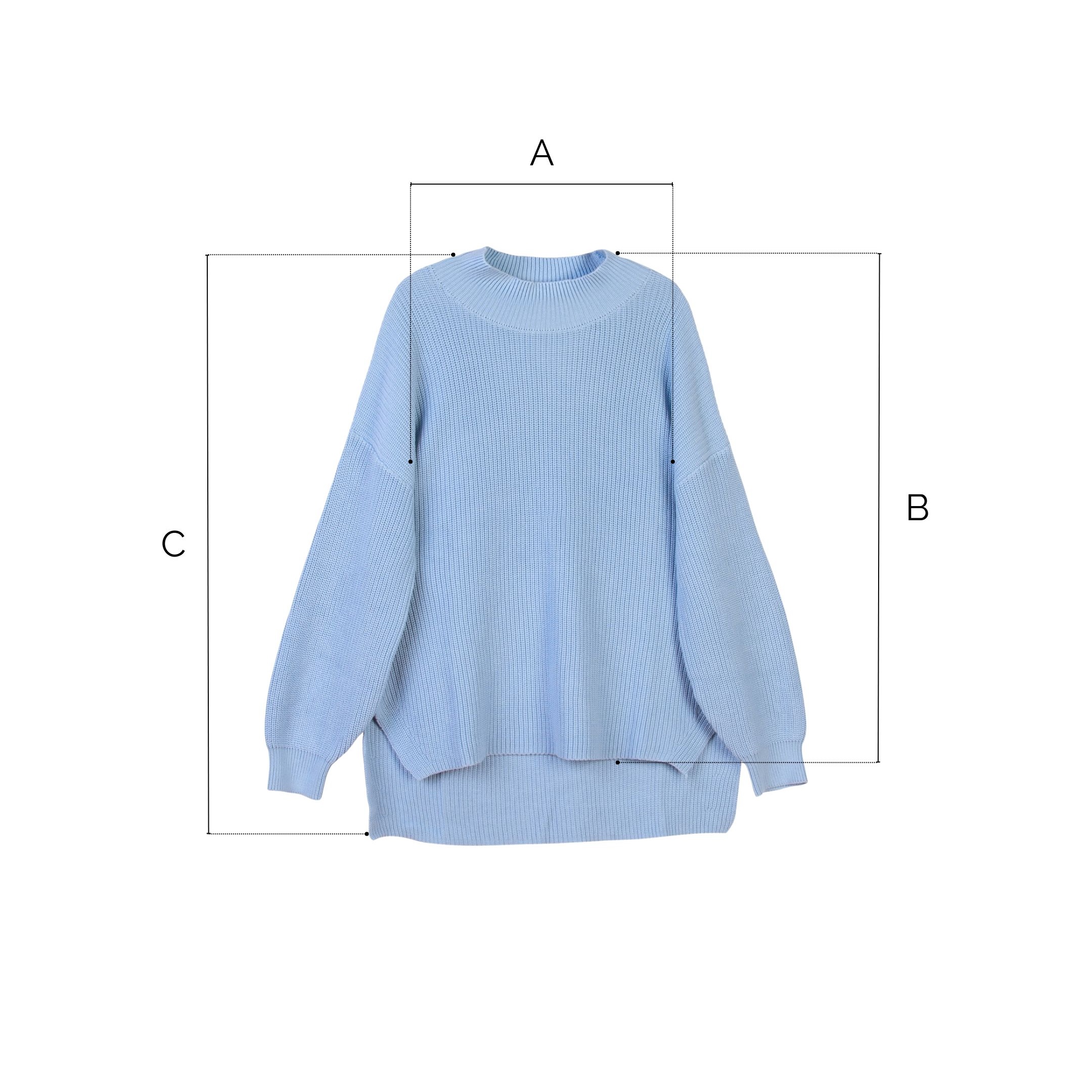 Guía de tallas de Sweater Costa