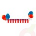 Set Dieciochero Bandera Plástica y 9 Globos  - set bandera globos fiestas patrias.jpg