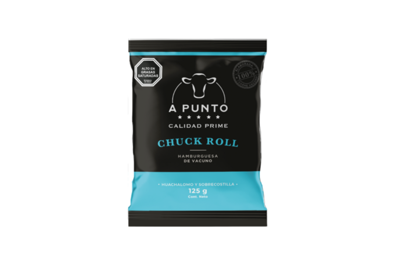 Hamburguesa Chuck Roll 125 grs