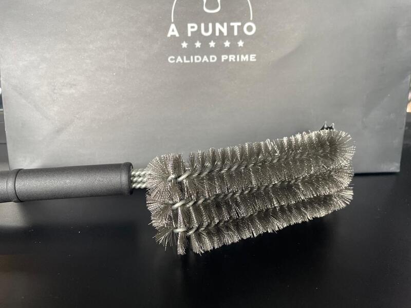 Escobilla limpiadora de parrilla