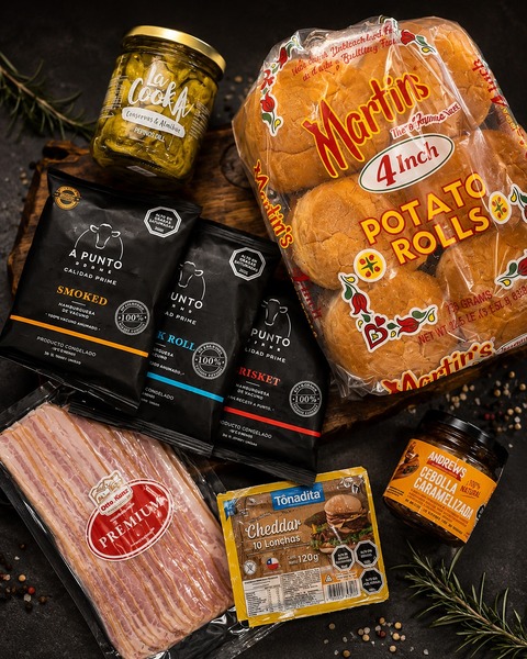 Pack Prime Bacon (Smoked 185g) con cebolla caramelizada 260 g