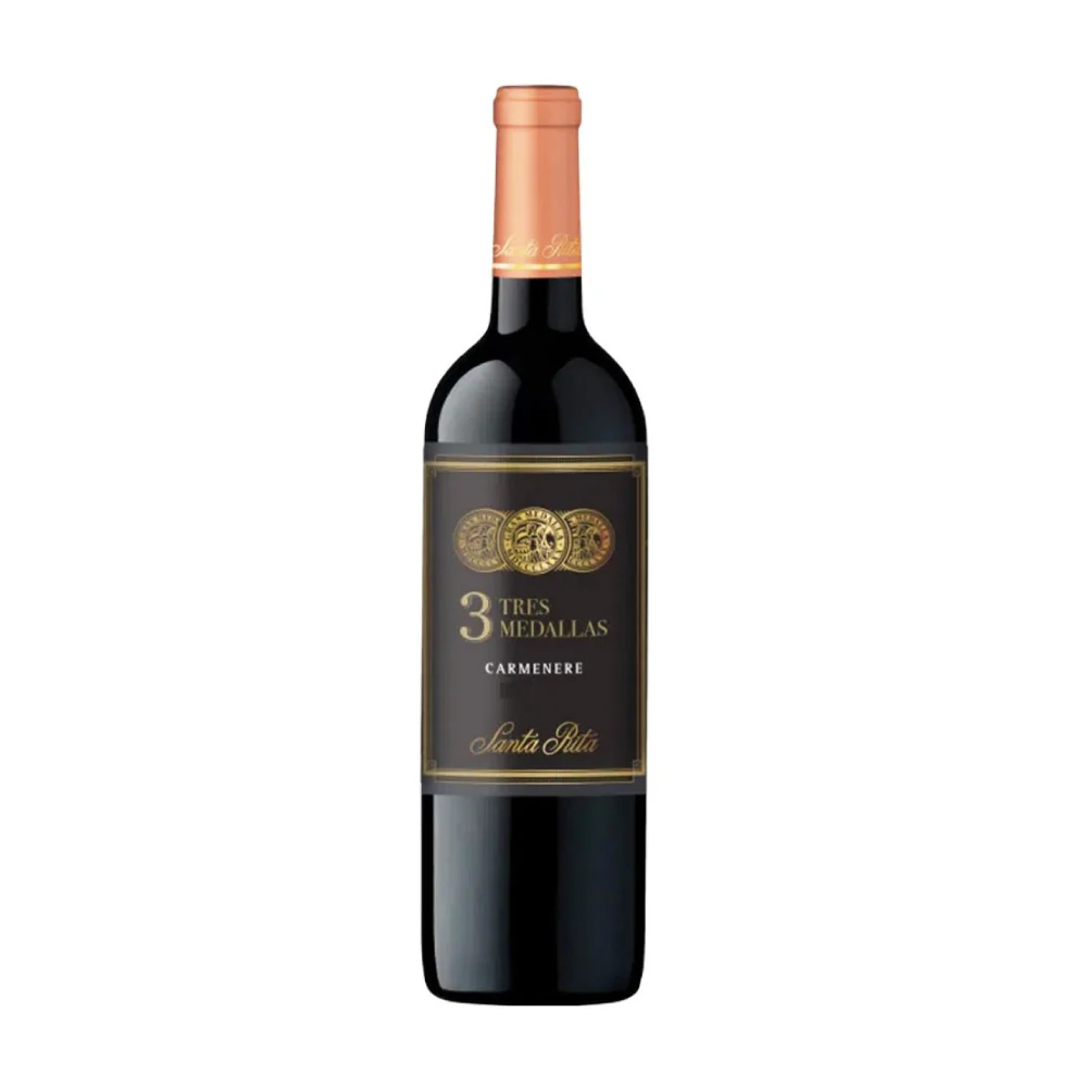  - Vino Tres Medallas Carmenere 700Cc. 14G .webp