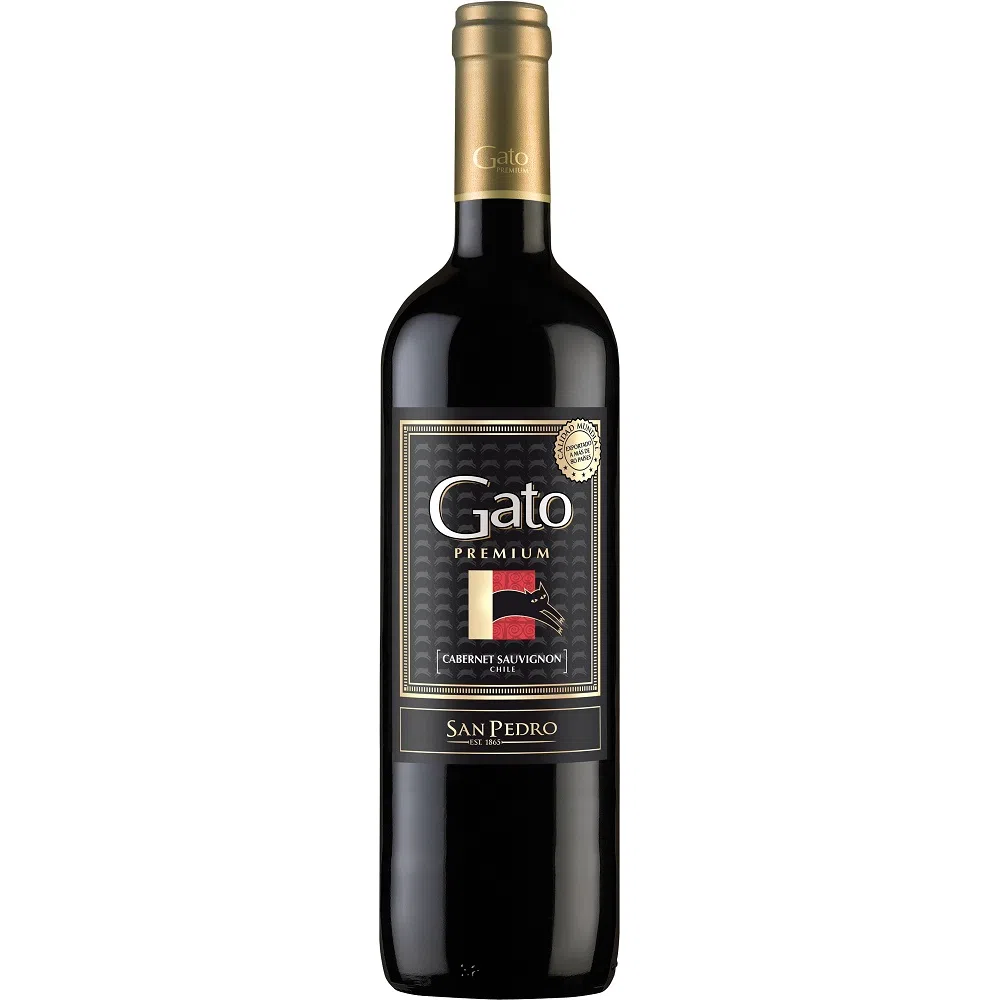  - Vino Gato Premium Cabernet Sauv 700Cc. 13,5G .webp