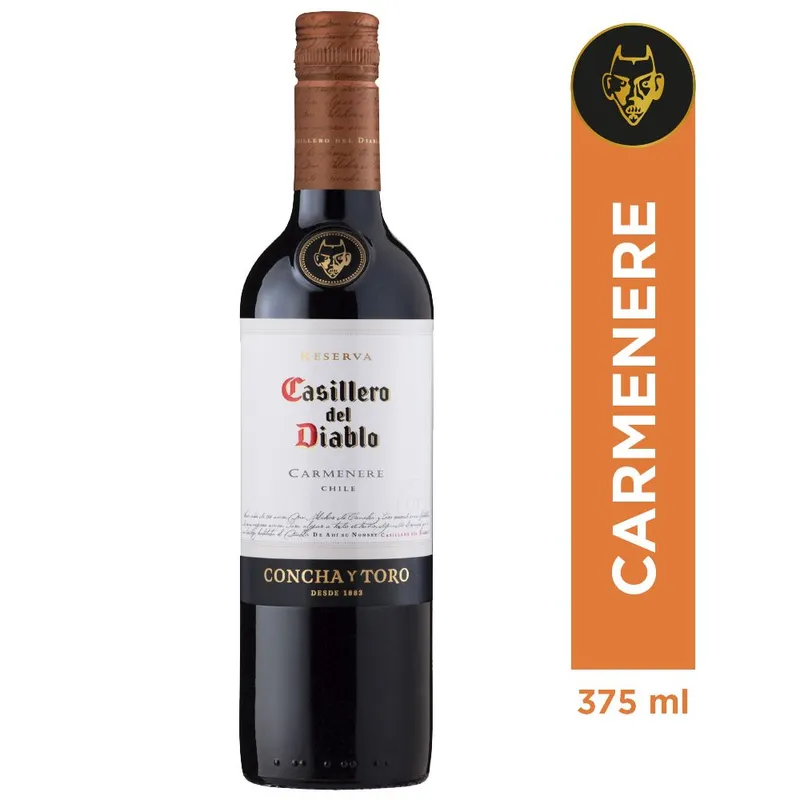  - Vino Casillero Del Diablo Carmenere 375Cc13.5G .webp