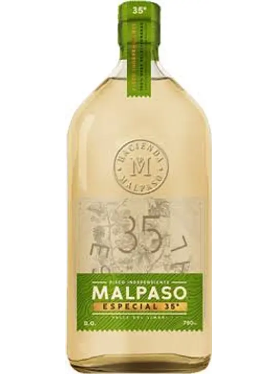  - Petaca Pisco Mal Paso Especial 200Cc 35G .webp