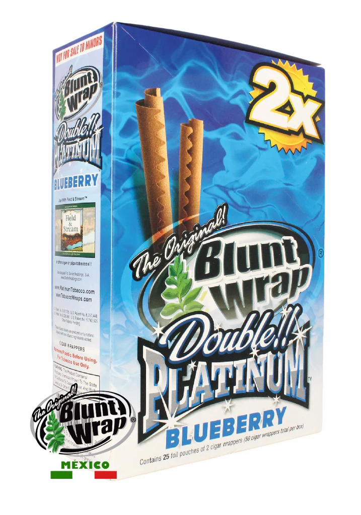  - Papelillo Blunt Wrap Platinum Blueberry 40Grx25Un.webp