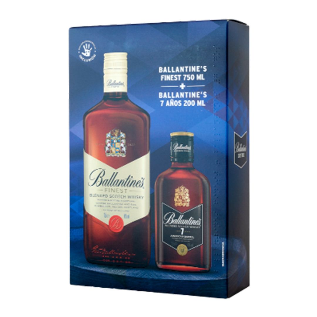  - Pack.W Ballantines Finest 750Cc+Ball.Bourbon 200Cc.jpeg