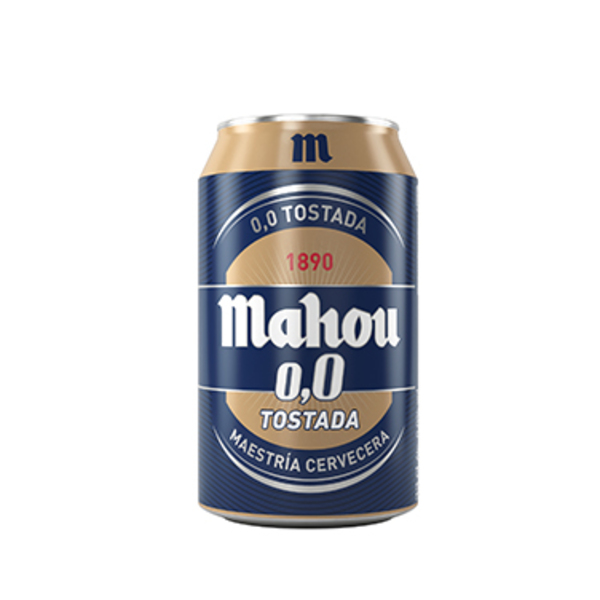  - Cerveza Mahou Tostada S:A Lata 330Cc .png