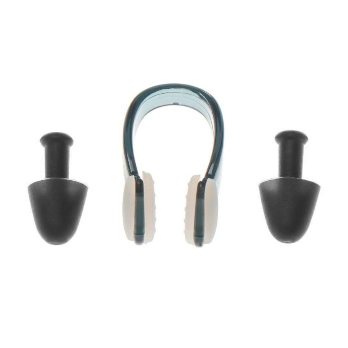  - Set de Tapones de Oídos y Clip Naricera Negro (1)