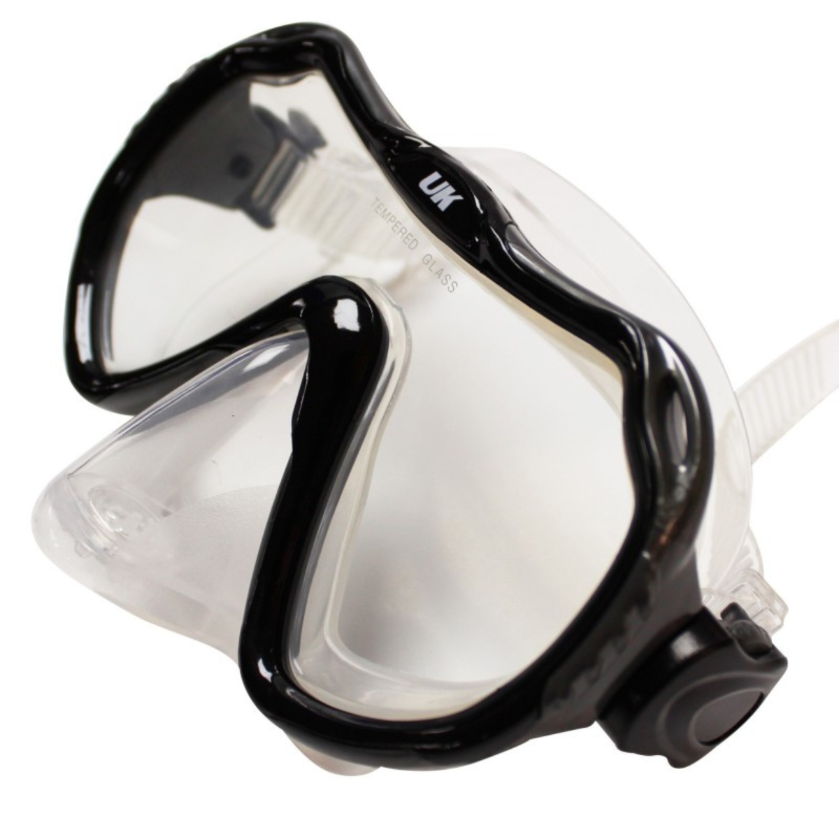  - Set Máscara + Snorkel Adulto Negro-Naranjo UK Time (3)