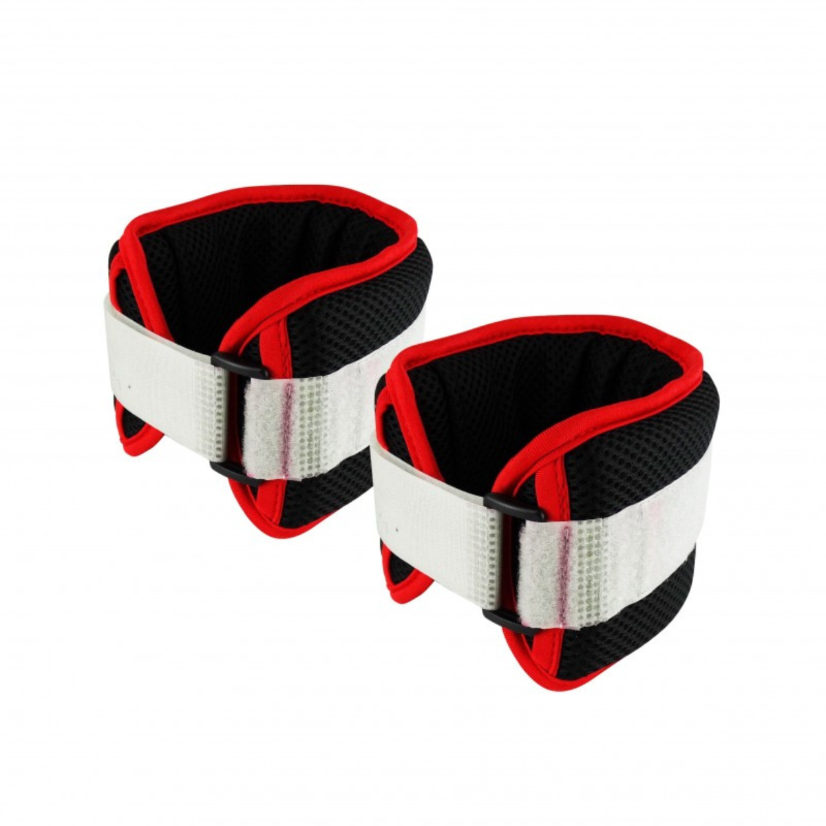  - Par peso MuñecasTobillos 2 kg Negro-Rojo (2)