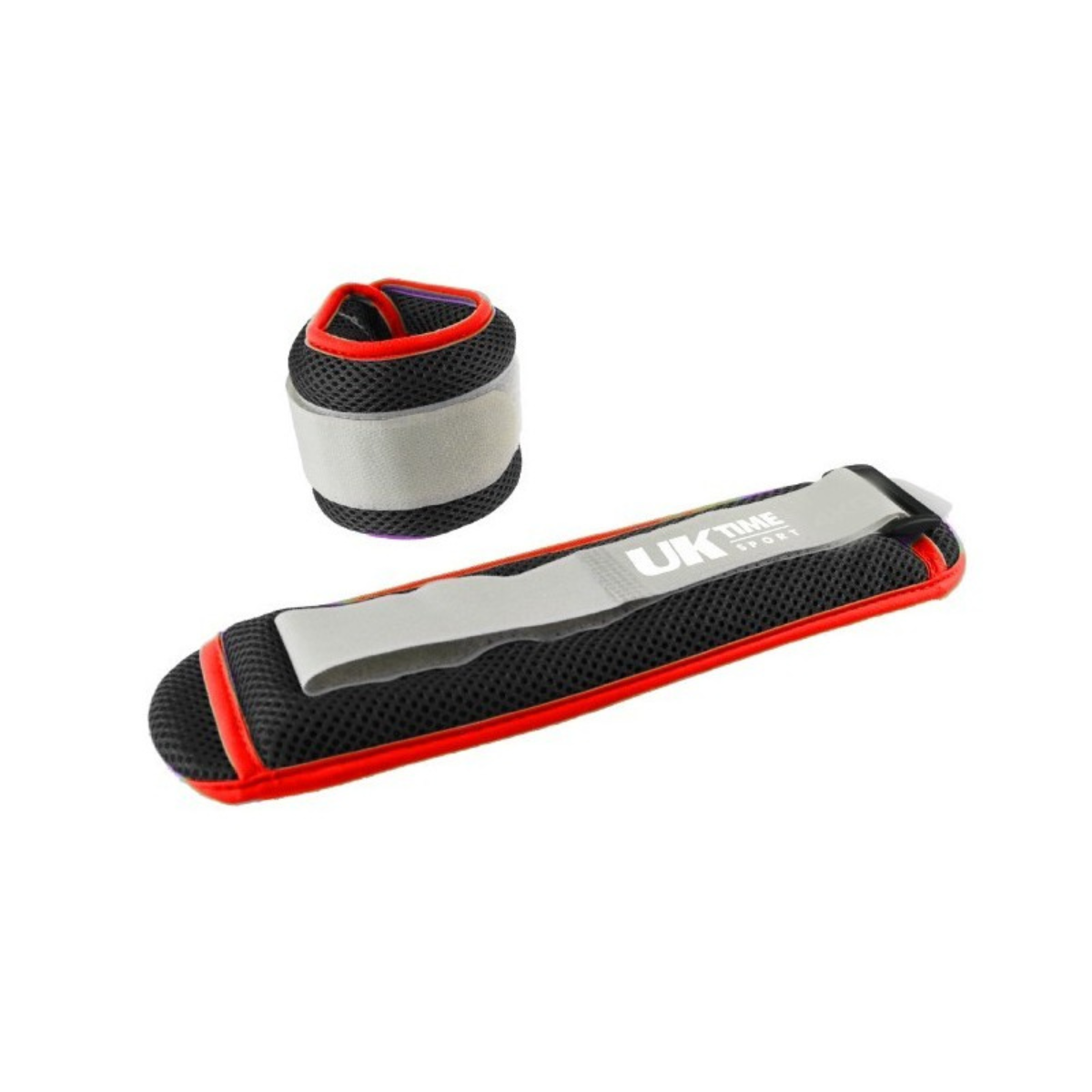  - Par peso MuñecasTobillos 2 kg Negro-Rojo (1)