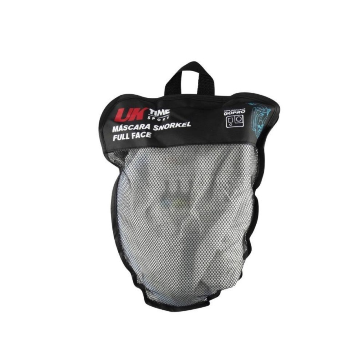  - Máscara de buceo Full Face Gopro Uktime NegroAzul (5)