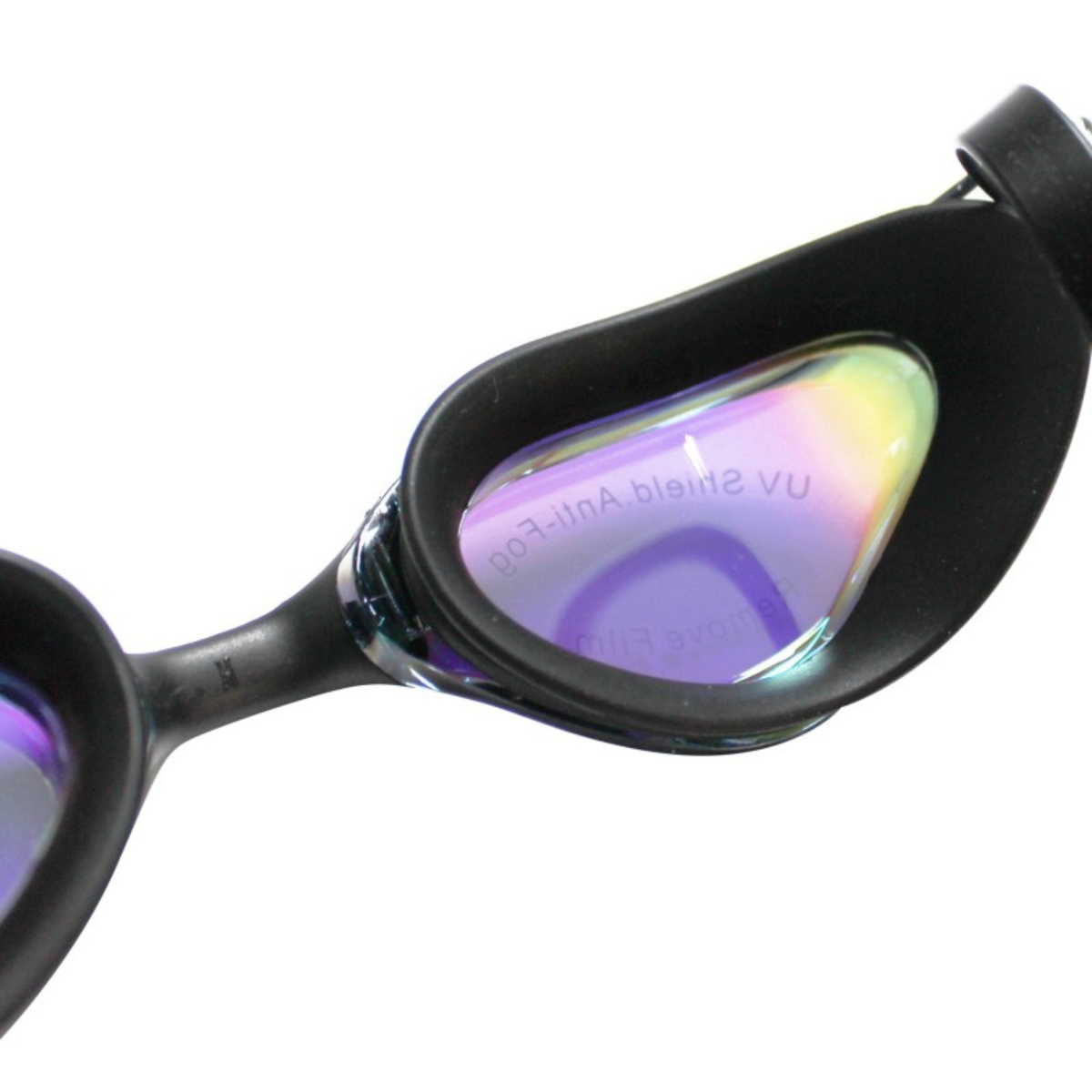  - Lente de Natación Competencias UKTIME Black-Mirror (2)