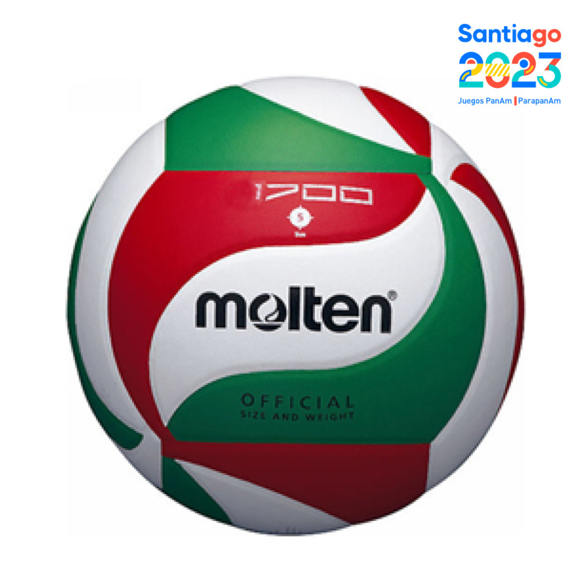  - Balón de Vóleibol Molten V5M 1700 Santiago 2023 (1)