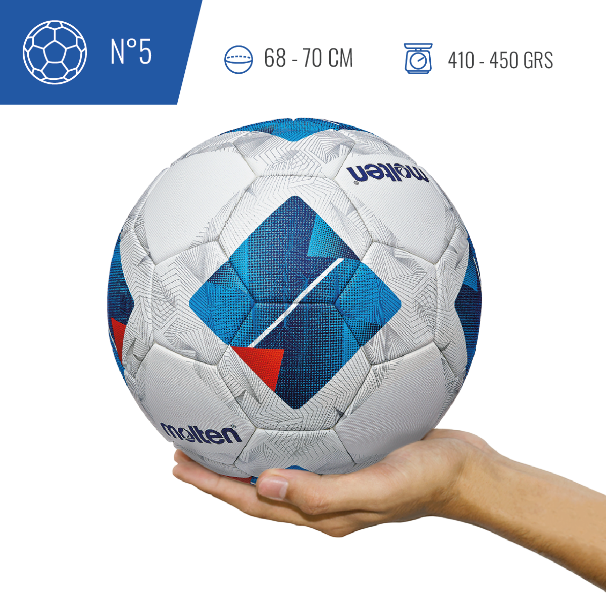  - Balón de Fútbol Molten Vantaggio 5000 Oficial ANFP 2025 (3)