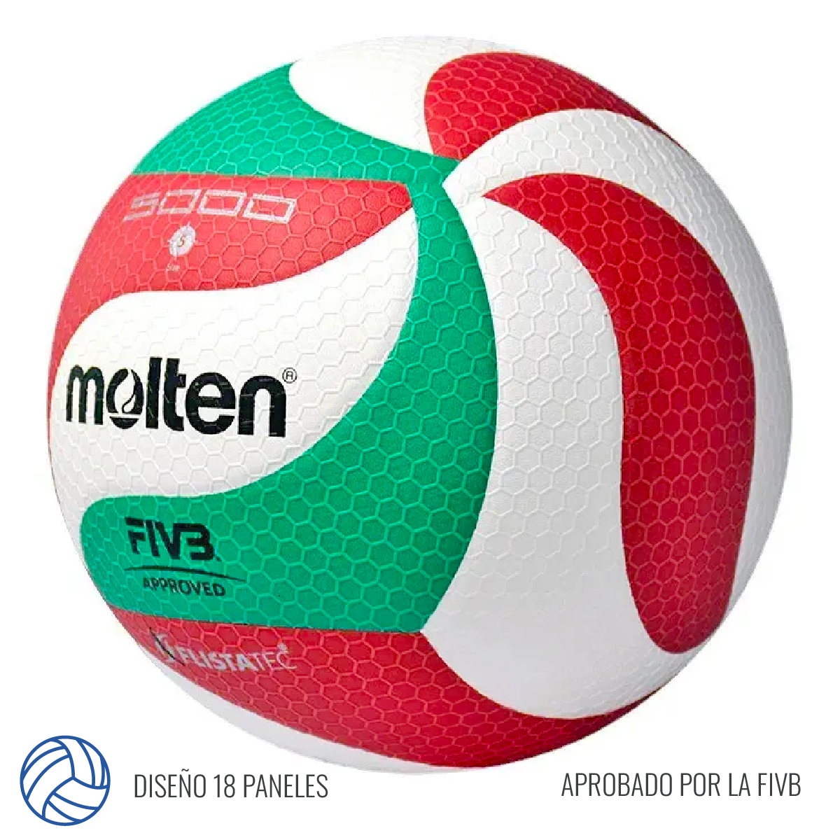  - Balón Vóleibol Molten V5M-5000 Oficial FIVB (4)