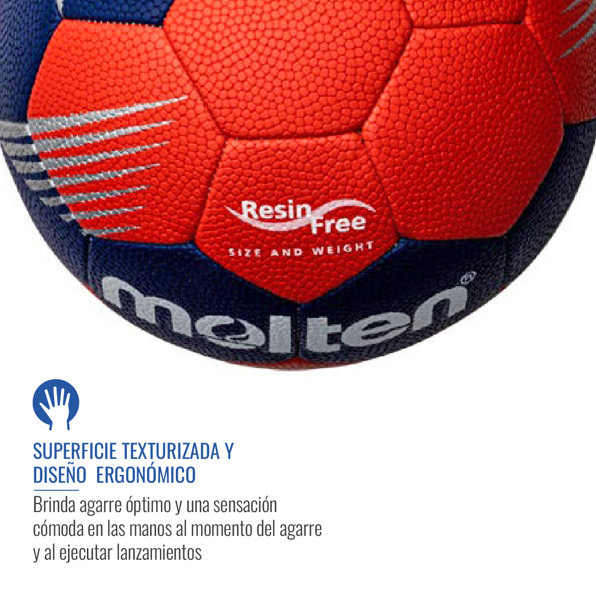  - Balón Handbol Molten Serie F3400 Resina Free N 3 (3)