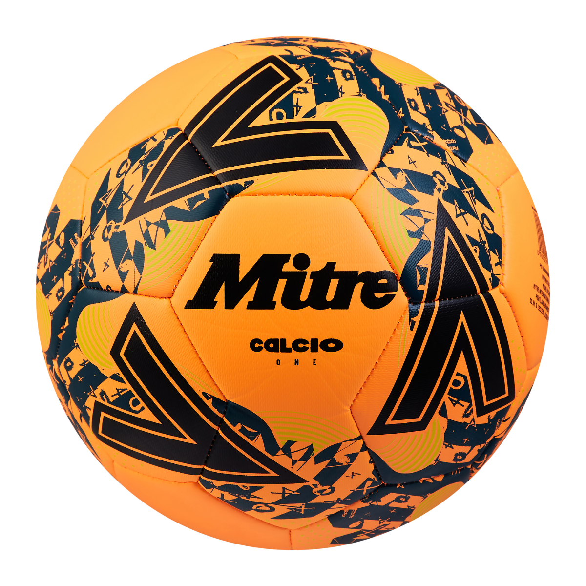  - Balón Fútbol Calcio (NaranjoNegroAzulino, T (1)